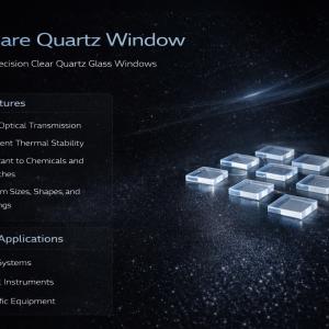Square Quartz Window for High-Precision Optical Applications