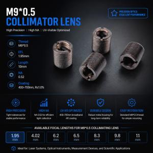 Collimator Lenses for Laser Systems | Aspheric & Custom