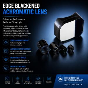 Edge-Blackened Lenses – Minimize Stray Light, Maximize Contrast