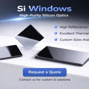High-Purity Fused Silica Windows (SiO₂) – UV to IR Protection