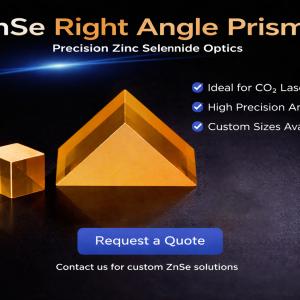 Precision ZnSe Right Angle Prisms – IR Beam Steering & Periscope Optics for Laser & Thermal Systems