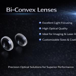 Optical Bi-Convex (Double Convex) Glass Lenses