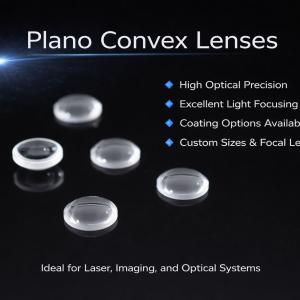 Custom Optical Plano-Convex (PCX) Glass Lenses