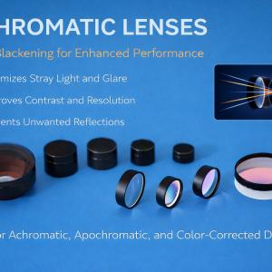 Edge Blackening (Edge Painting / Edge Inking) for Optical Lenses