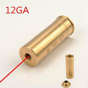12GA Brass Red Laser Collimator