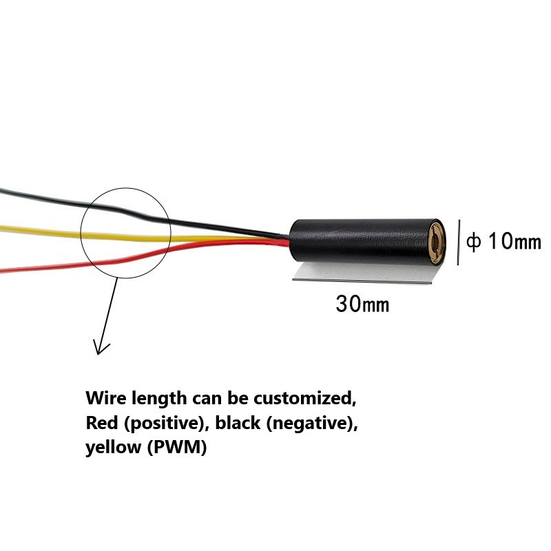 10X30mm 980nm 5mw dot laser module