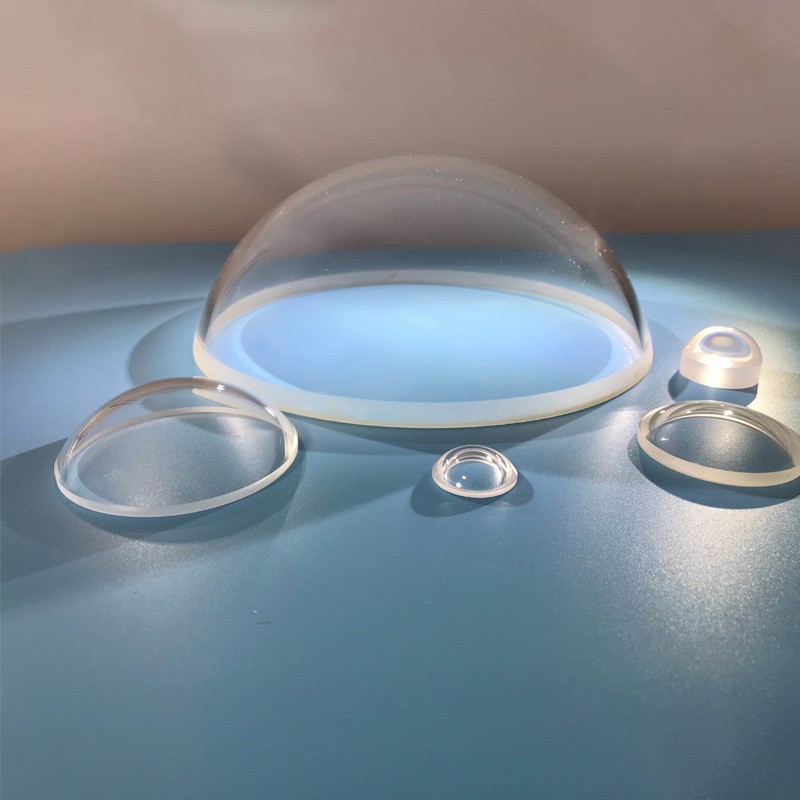custom Optical glass dome lens sphere cover glass dome cover optical lens hemisphere cover 
