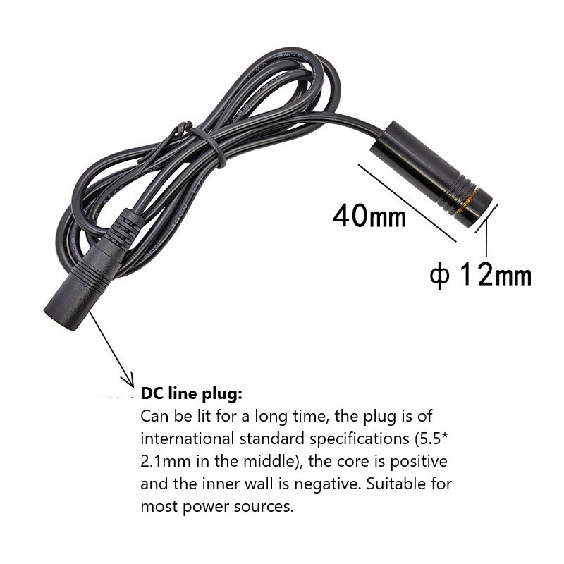 12X40mm 450nm 1mW5mW10mW laser module 
