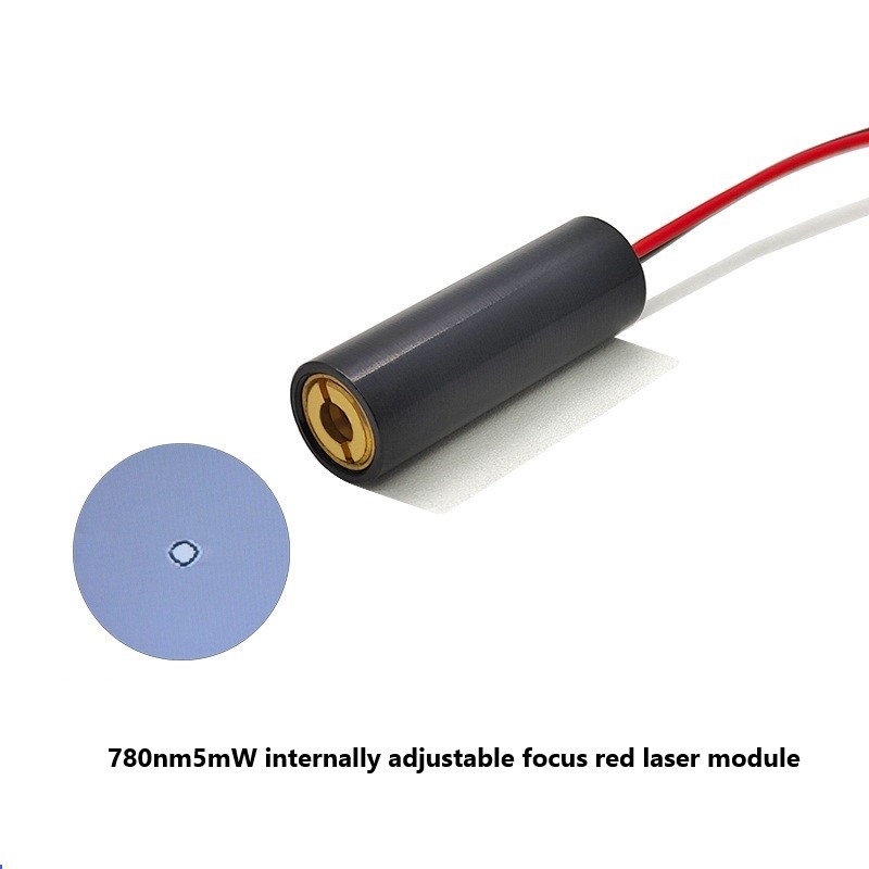 10X30mm 780nm 5mW adjustable focus red laser module laser head
