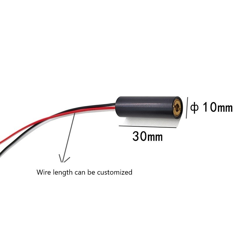 10X30mm 780nm 5mW adjustable focus red laser module laser head