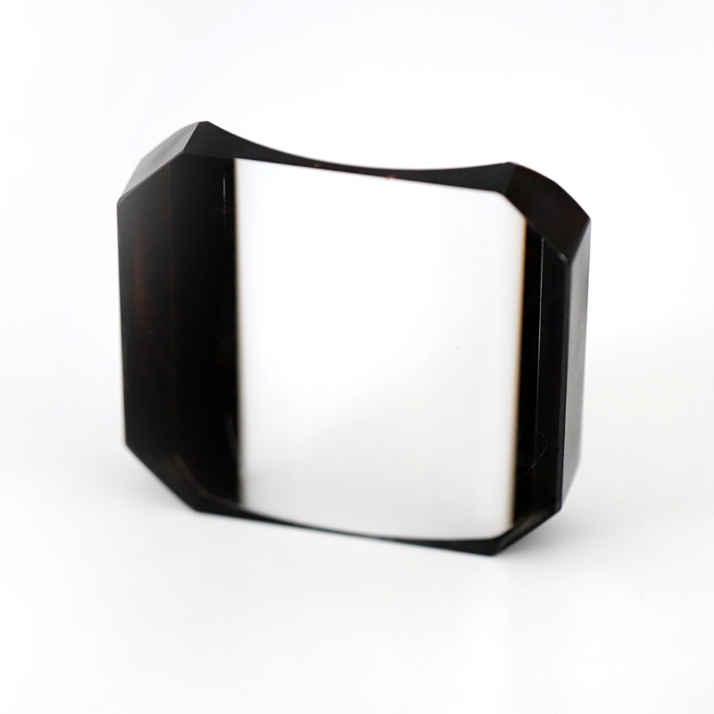 plano-convex cylindrical lens 80*75mm cylindrical lens with Blackened edges