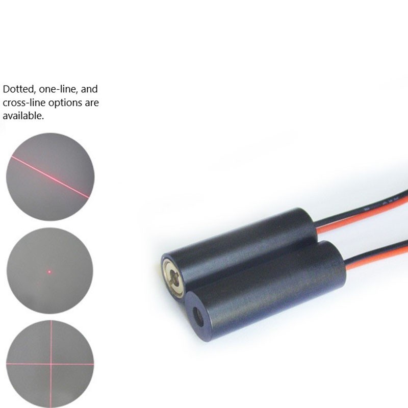 635nm 1mw red laser dot module 10*30mm positioning laser head