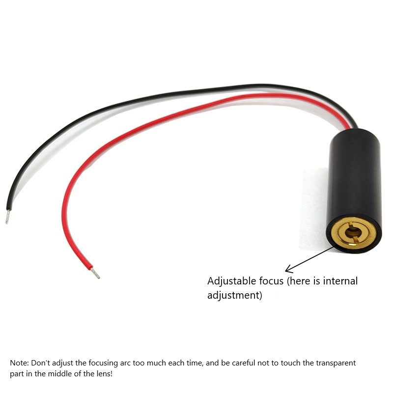 12X30mm 635nm 5mW dot laser module red laser module